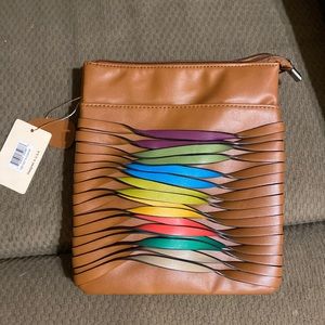 Cute brown purse from Mellow World. New with tags